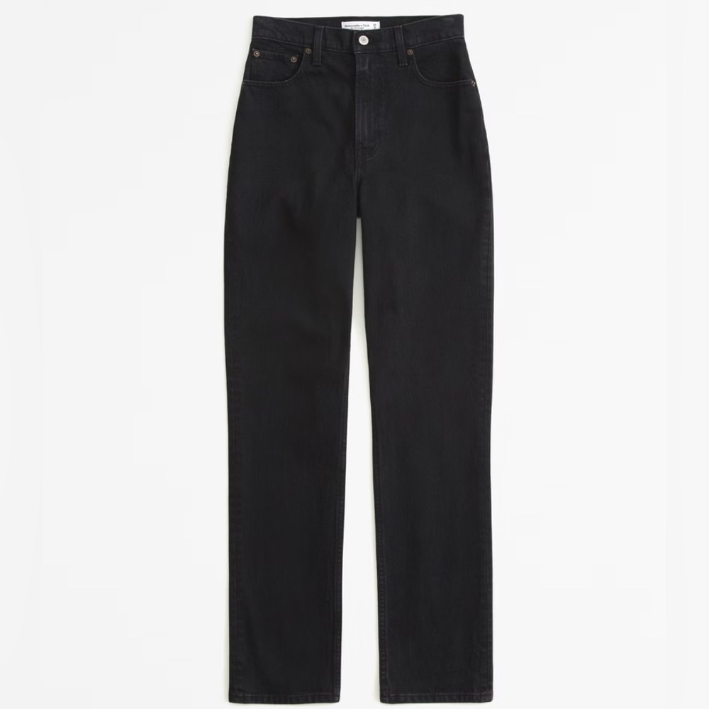 Abercrombiee 90s Ultra High Rise Straight Jean